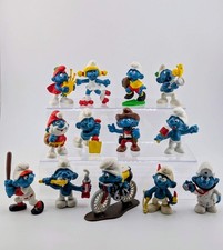 Lot of 13 Vintage Smurfs By Schleich/PEYO Figures/Great Condition From '70s~'80s picture
