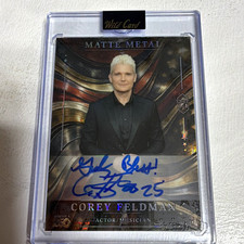Corey Feldman Wild Card America 250 Matte Metal Autograph 1/1 & Inscription picture