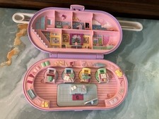 Polly Pocket Vintage 1992 Stampin School Compact w/ all 5 Mini Dolls  picture