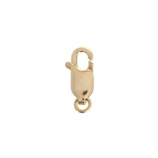 1pc, 14kt Gold Lobster Claw Clasp, Trigger Clasps, Genuine,10mm Long, 14kt Gold picture
