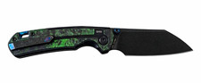 CJRB Interstellar Pyrite-Light S90V Blade Titanium Handle With Fat Carbon Inlay picture
