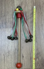 Vintage  Maypole Wooden Baby Rattle   ( Collectors Item ) picture