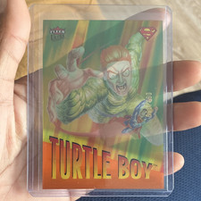 Fleer Ultra Superman 2025 R-47 Turtle Boy '95 Retro Orange Parallel /30 picture