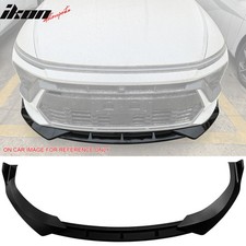 Fits 24-26 Hyundai Sonata N Line IKON V1 3PCS Front Bumper Lip Chin Matte Black picture
