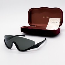 NEW GUCCI GG1650S 001 SHIELD BLACK WOMEN SUNGLASSES GUCCI picture