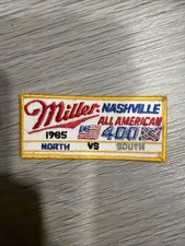Vintage 1985 Miller Nashville All American 400 Racing Patch North vs South picture