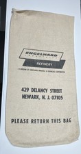 Ultra Rare Vintage Engelhard Industries Refinery Canvas Bag picture