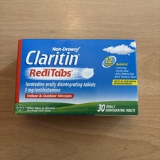 Claritin Non Drowsy RediTabs 5 mg 12 Hour Allergy Tablets Exp 11/2028 New picture