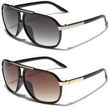 Retro 80s Aviator Pilot Sunglasses Men Women UV400 Vintage Y2k Fashion Driving picture