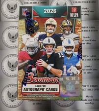 2026 Bowman Football Blaster Value Box - Look for Red RC Buybacks picture