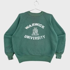 True Vintage 1960s-1970s Warwick University Varsity Crewneck Sweatshirt - S picture