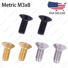 2 Pcs Metric M3x8 Guitar Pickup Selector Switch Screws For SQ ST Guitar 3 Colors picture