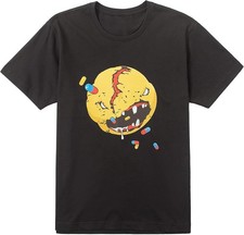 Vintage Black Graphic T-Shirt for Cosplay Enthusiasts picture