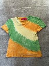 The Elder Statesman tie dye cotton cashmere Shirt XS uni picture