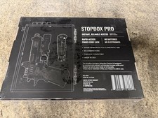 StopBox Pro SB401 Full Size Handgun Safe Lock Box Black NEW Factory Sealed picture