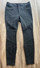 Athleta Women's Excursion Jogger Leggings Pockets Black Ribbed pockets size 8 picture