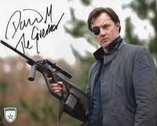 Signed David Morrissey Walking Dead The Governor 8x10 w/ Official Pix COA picture