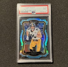 2017 Panini Select T.J. Watt Light Blue Die Cut Rookie /99 SP RARE STEELERS picture