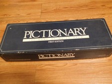 Pictionary First Edition Board Game 1985 Vintage 100% COMPLETE picture