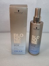Schwarzkopf BlondMe Instant Blush Blonde Beautifier Steel Blue 8.4 fl oz picture