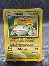 Venusaur 015/102 Base Set Holo LP- Pokemon TCG picture