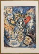 Marc Chagall Signed & Numbered Edition Lithograph 