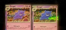 Pokemon Blue Gengar 151 Holo missing ink error extremely rare error card picture