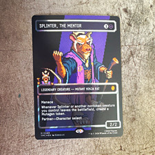 Splinter, the Mentor 0089 Borderless Surge Foil TMC PACK FRESH picture