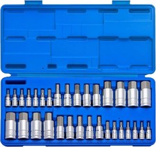 NEIKO 10288A Allen Hex Bit Socket Set, 32 Piece SAE and Metric 32  picture