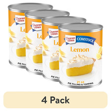 (4pack) Duncan Hines Comstock Original Lemon Crème Pie Filling and Topping,21 oz picture