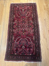 Unbelievably Beautiful Antique Sarouk Handmade Rug C.1920 Mint Condition4’2x2’1 picture