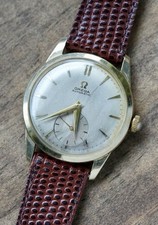 Vintage 1954 Omega F-6262 Cal 344 Bumper Automatic 33mm Parts Repair Works Well picture