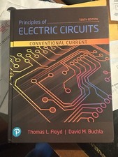 Principles of Electric Circuits 10th Edition Hardcover Thomas Floyd9780134879482 picture