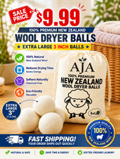 6-PACK XL Natural Wool Dryer Balls 3