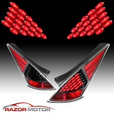 2003 - 2007 For 350Z JDM LED Brake Tail Lights All Black Rear Lamps Pair picture