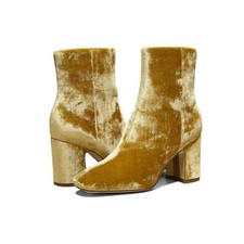 New In Box Sam Edelman Fawn Booties in Saffron Velvet / Size 6 / Never Worn picture