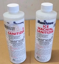 2 PACK MANITOWOC 5164 Ice Machine Sanitizer,16 oz.,Clear 10L485 picture