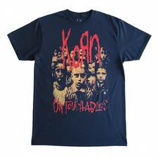 Official KORN Untouchables 2002 Album Cover Black T-Shirt LARGE NWT picture