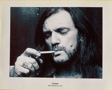 Lemmy Motörhead Limited Edition Signed Number 68 of 295 Black And White picture