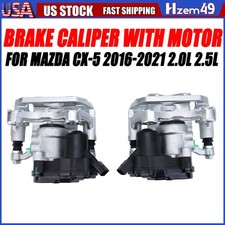 US 1 Pair KAY02661XA Brake Calipers Motor For Mazda CX-5 2016-2021 2.0L 2.5L picture