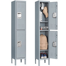 Metal Lockers for Employees Steel Storage Cabinets with Doors for Office School picture