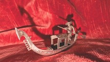 Antique Neresheimer Hanau Silver Miniature Gondola c1920 German Venetian Silver picture