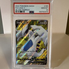 Pokemon Lugia V (Full Art) 185/195 Silver Tempest Holo PSA 10 (2022) picture