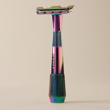 Leaf Shave Twig Razor Safety Razor 5 Blade Fixed Head Sensitive Skin Black/Prism picture