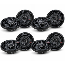 Crunch CS-653 300 Watts 6.5-Inch 3-Way 4 Ohms Steel Basket CS Speakers (4 Pack) picture