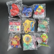 Vintage 1999 McDonalds Mattel Under 3 Happy Meal Toys Lot of 9 Sealed Retro picture