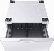 SAMSUNG 27-Inch Washer Dryer Pedestal Stand, WE402NW/A3, White  picture