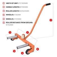 AAIN Adjustable Tire Wheel Dolly Moving Tool Cart Roller for Garage Service Shop picture