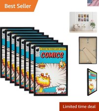 Elegant 8-Pack Comic Book Frames with UV Protection - Fits Standard Size Comics picture