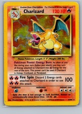 Charizard Holo Base Set 004/102 1999 picture